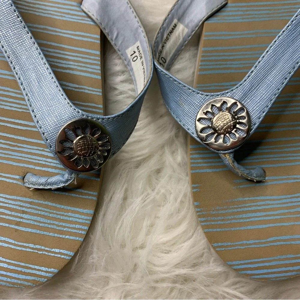 Yellowbox Striped Flip Flops - Picture 5 of 6